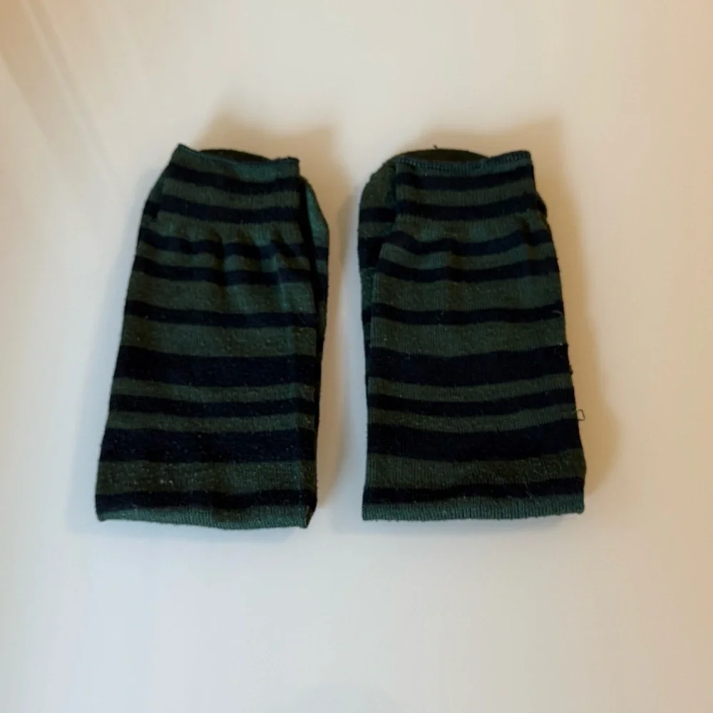 Green Patterned Dress Socks